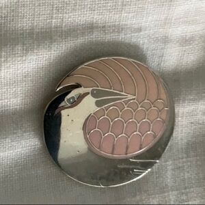 Laurel Burch "Mynah Bird" Vintage Brooch- RARE
